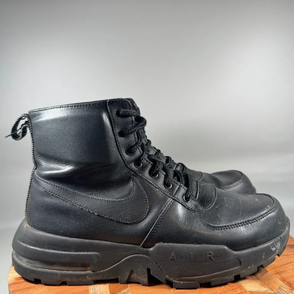 Nike Air Max Goaterra 2.0 Mens Black Leather Tactical Boots DD5016-001 Size 10